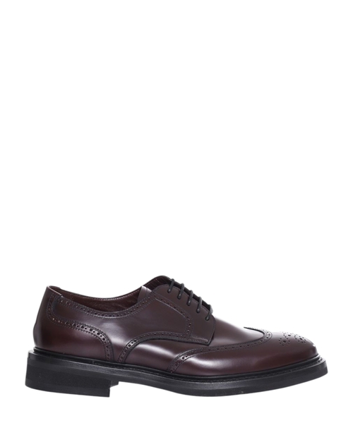 Lleather derby shoes
