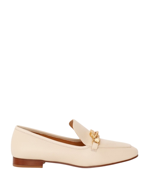 Qızılı metal detallı dəri lofer