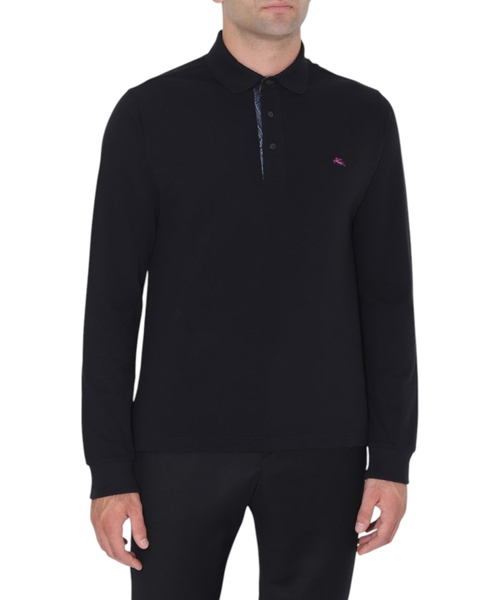 Three button collar polo