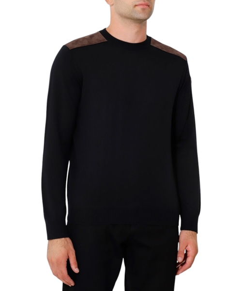 Dəri detallarla dizaynlı cemper