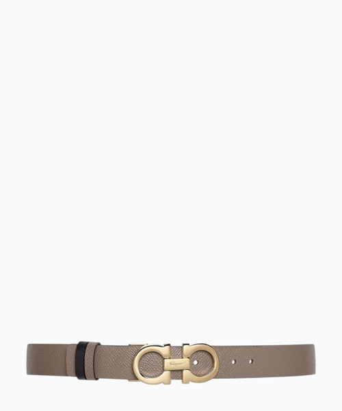 Reversible and adjustable Gancini belt