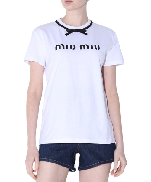 Tシャツ・カットソー   White small monogram logo short sleeve t-shirt batch_0211-60981.jpg