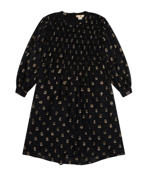 Büzməli və printli don