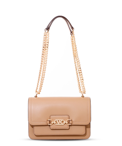 Heather leather shoulder bag | Emporium