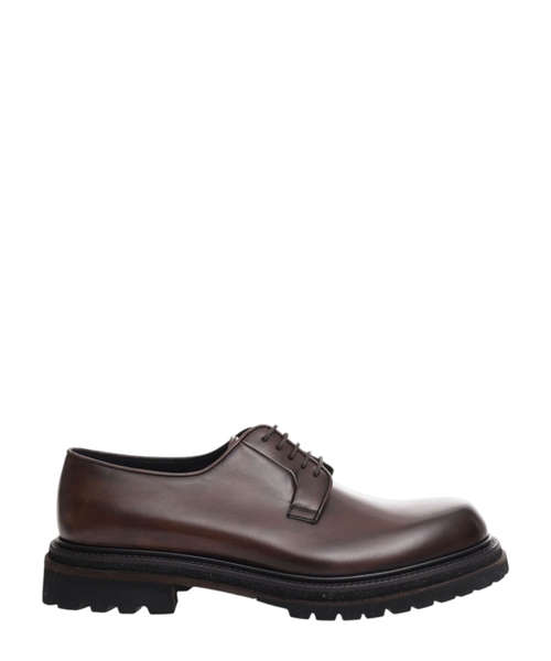 Leather derby shoes