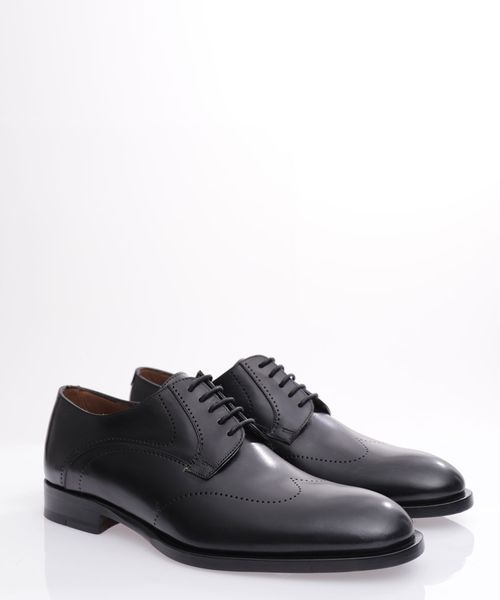 Leather derby shoes