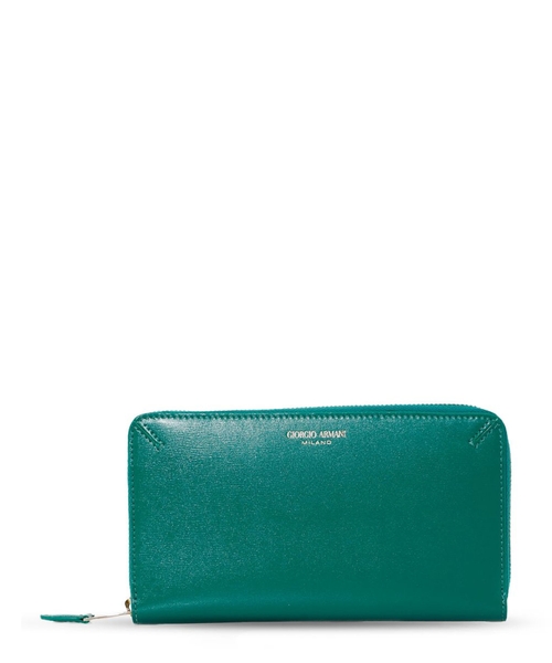 Rectangular shaped leather wallet