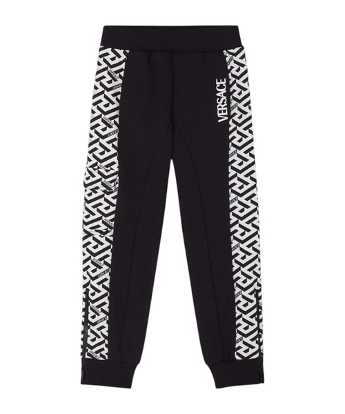Logo printed sports trousers