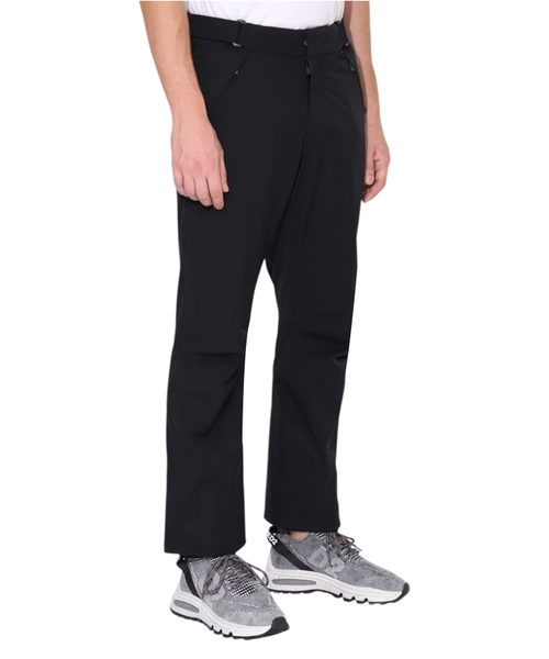 Düz biçimli kəmərli belli şalvar