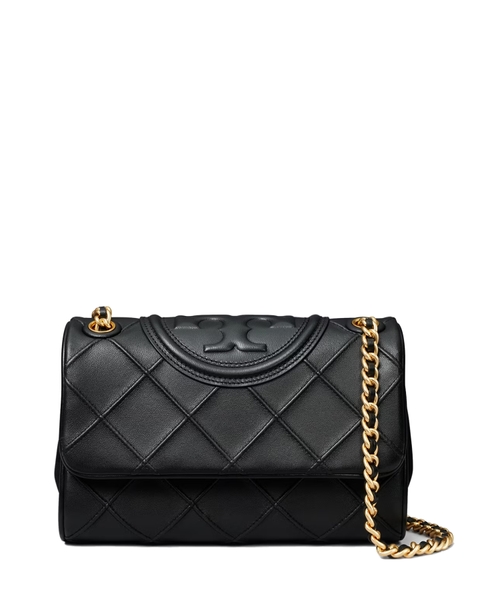 Quilted leather shoulder bag
