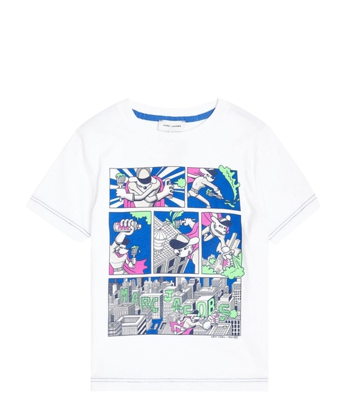 Komiks printli t-shirt