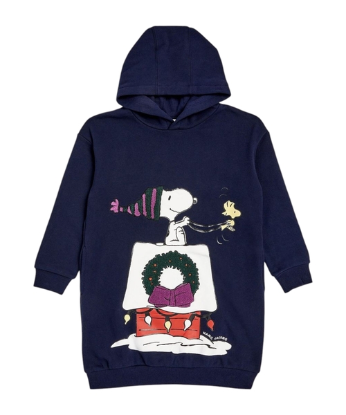 Платье-свитшот с аппликацией