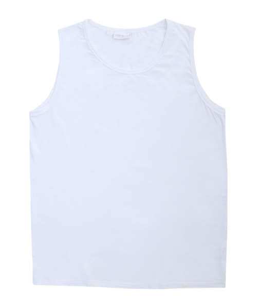 Ağ rəngli qolsuz top
