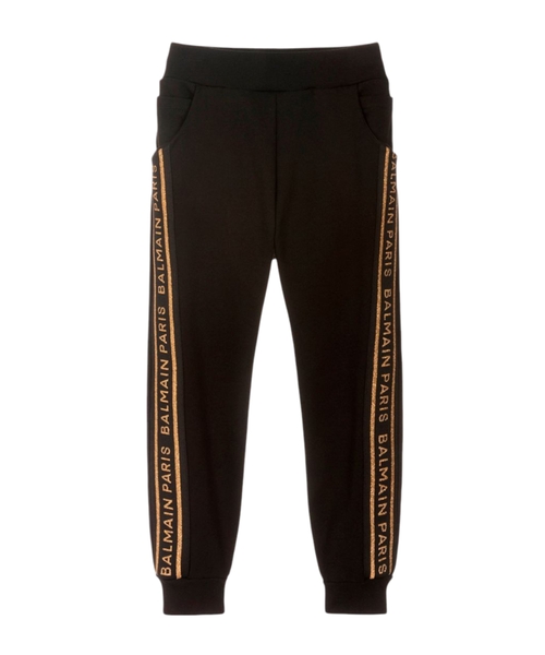 Logo embroidered track pants