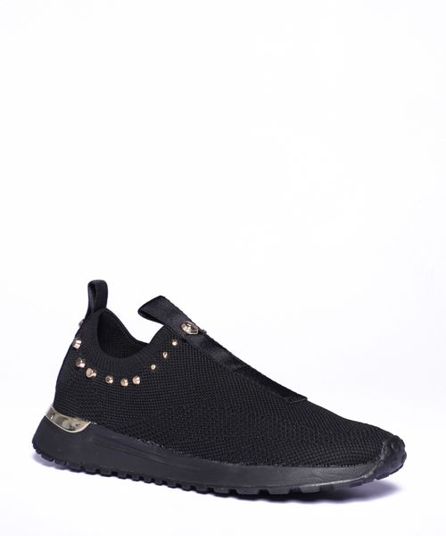 Bodie stretch knit slip-on trainers