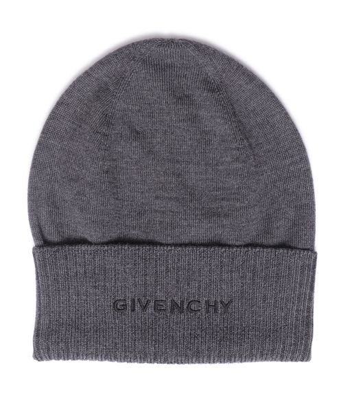 Logo embroidered wool hat