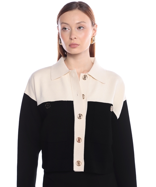 【IONSEOUL】Italy Twist Round Cardigan (8color) 5FM0219 MULTICOLORED TWEED CARDIGAN – CRUSH Collection