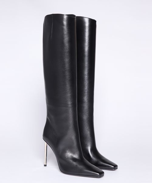 Metal heel fashion boots