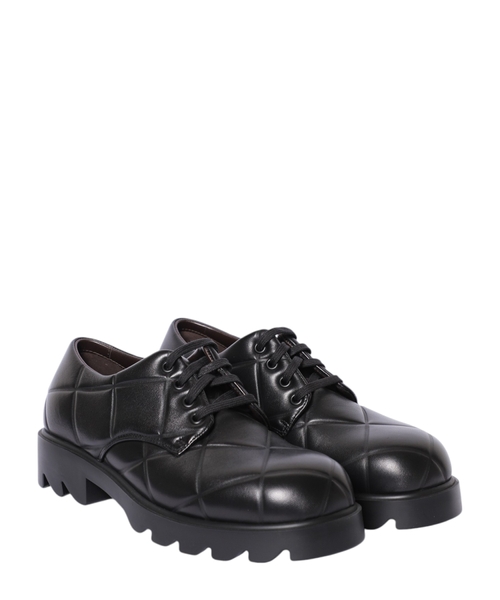 靴 BOTTEGA VENETA Strut Grid Derby BOTTEGA VENETA Strut Grid Quilted-Leather Ankle Boots in