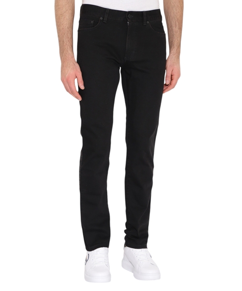 Loqo detallı düz biçimli cins şalvar