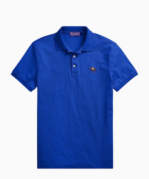 Standing Horse-embroidered polo shirt