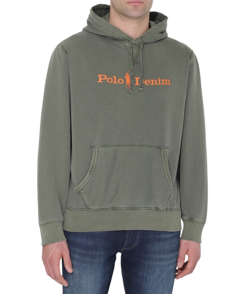 Худи с длинными рукавами и принтом в виде логотипа