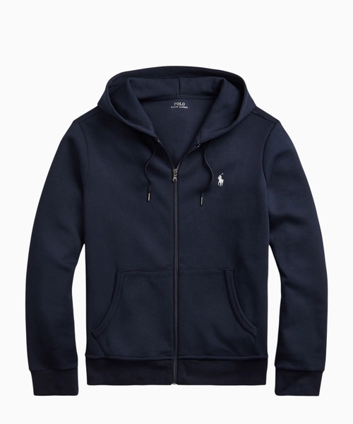 Long sleeve zip fastening hoodie