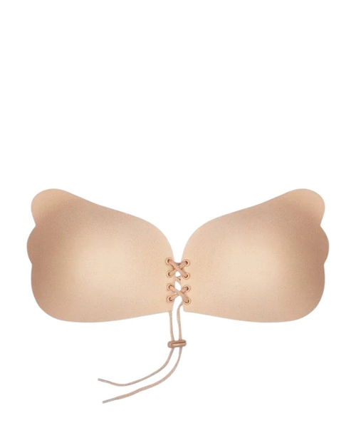 Strapless bra with push-up effect