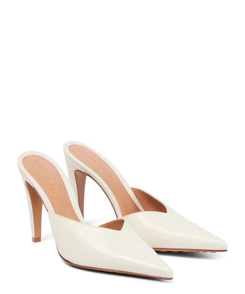 Punta open heel mules