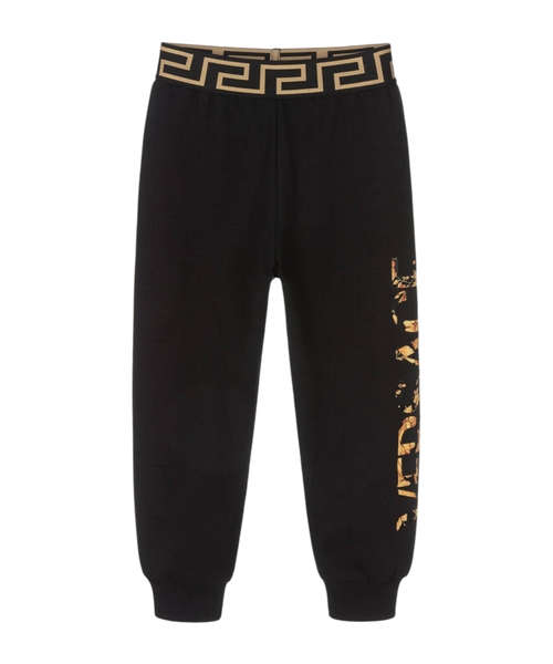 Logo print track pants