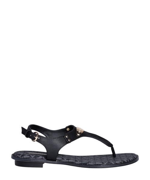Sandals with logo print