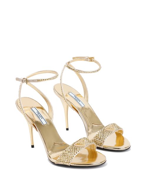 Kristallarla bəzəkli loqo detallı səndəl