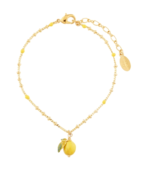 Lemon charms bracelet