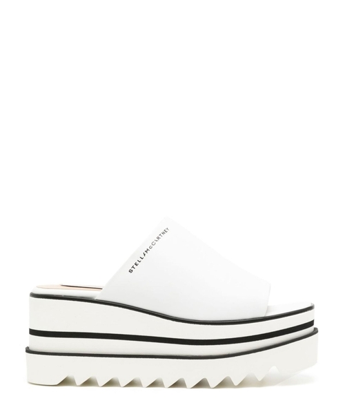 Босоножки с принтом в виде логотипа