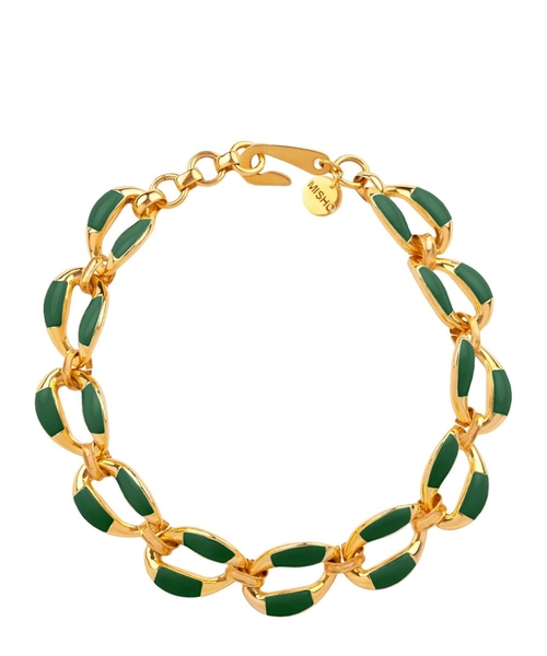 Золотое колье Enamel