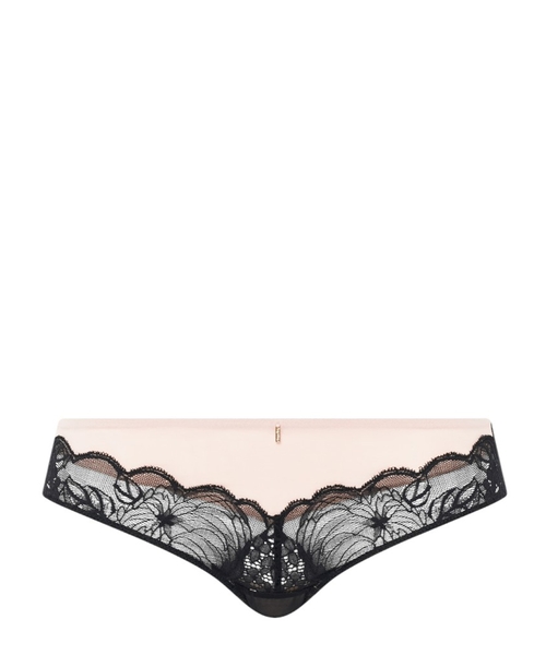 Briefs with lace trim