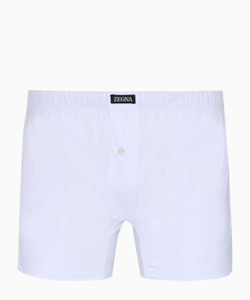 Button detail cotton boxers