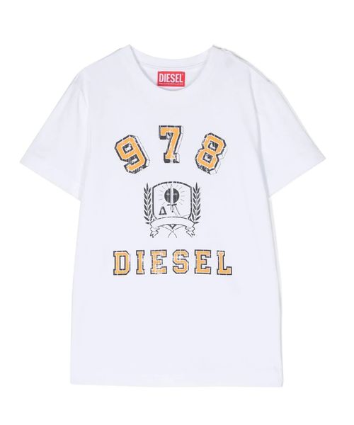 Loqo printli pambıq t-shirt