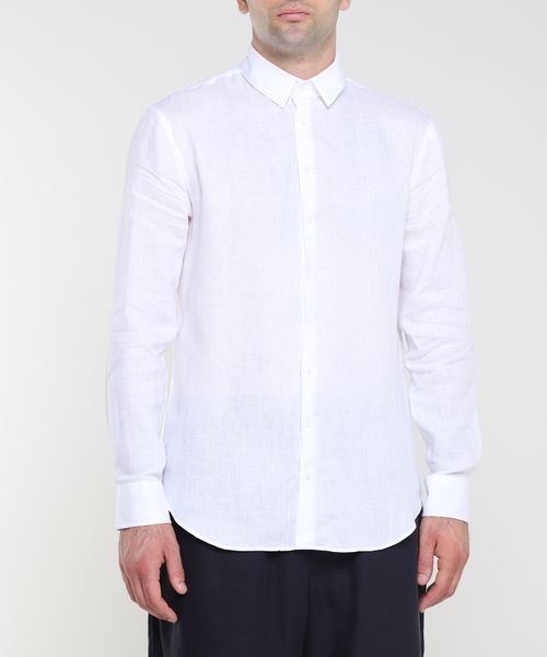 Long sleeve shirt with classic collar