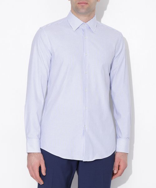 Zolaqlı uzunqol köynək