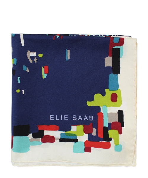 Printed silk scarf