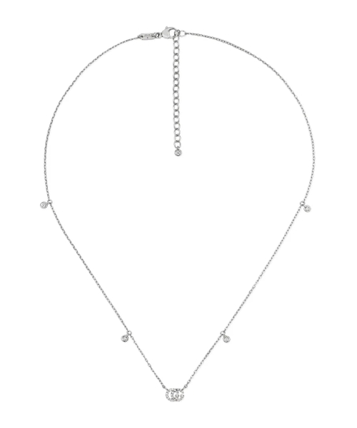 Brilyant daşlarla bəzədilmiş GG Running boyunbağı