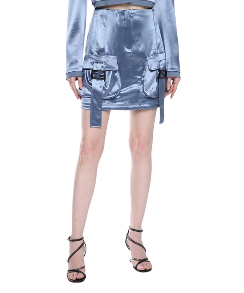 Юбка мини с деталью в виде логотипа