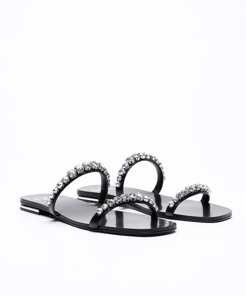 Crystals embellished sandals