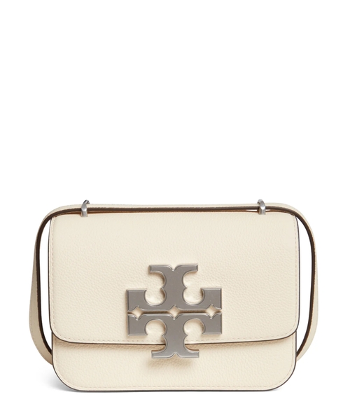 Leather bag with logo detail