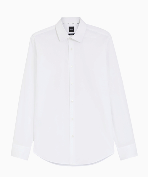 Long sleeve straight fit shirt