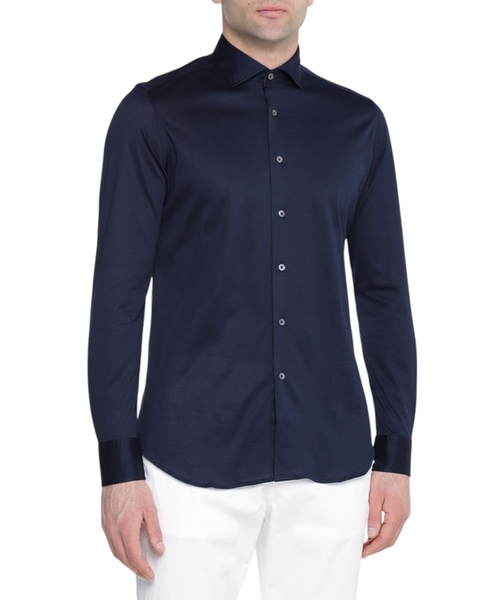 Klassik yaxalı uzunqol köynək