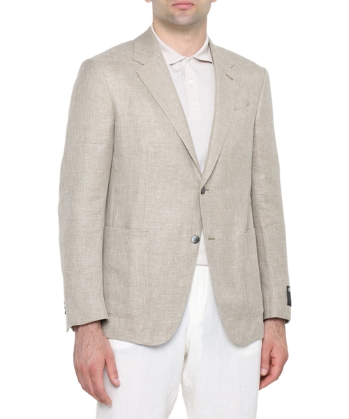 Пиджак прямого кроя с застежкой на две пуговицы