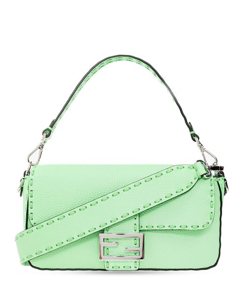 Сумка Baguette на плечо с декоративными швами