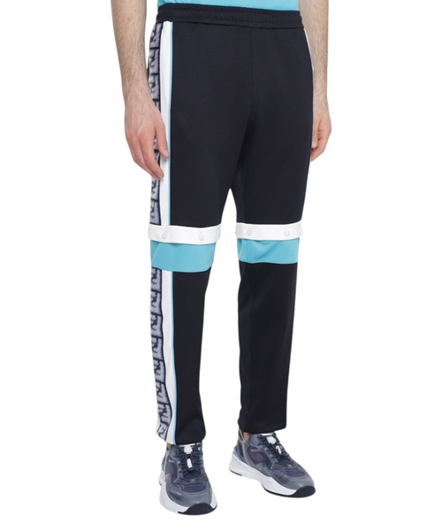 Yan zolaq detallı idman üslublu şalvarlar